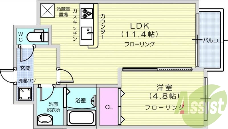 1ＬＤＫ、ペット可、駅近徒歩1分