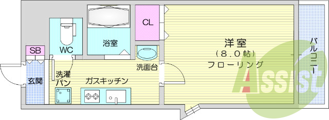 3階の間取り図