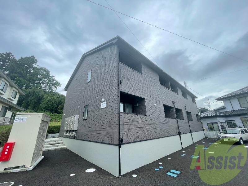 仙台市宮城野区新田３丁目の賃貸アパートの外観