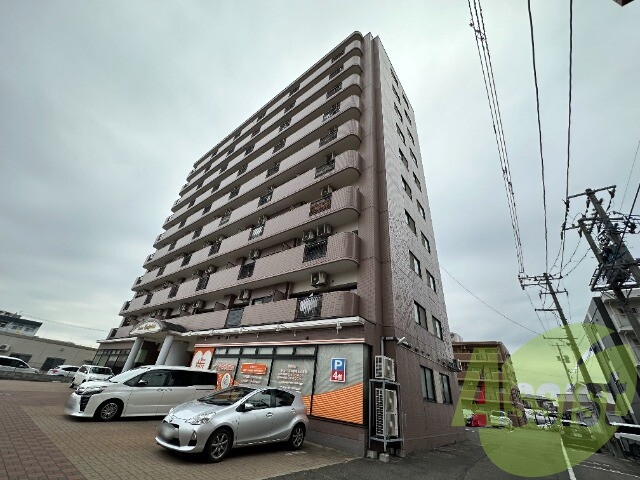 仙台市若林区六丁の目中町の賃貸マンションの外観