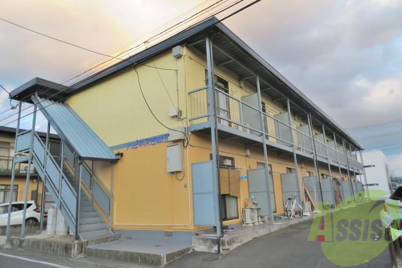 仙台市若林区古城３丁目の賃貸アパートの外観