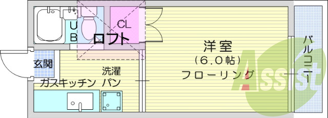 1階の間取り図