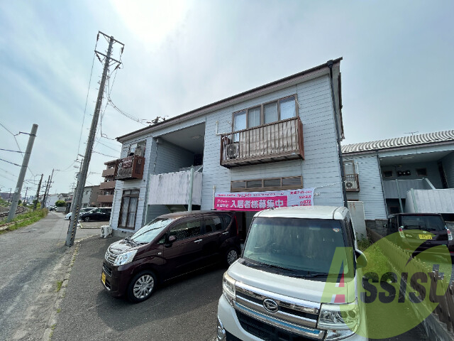 仙台市宮城野区新田１丁目の賃貸アパートの外観