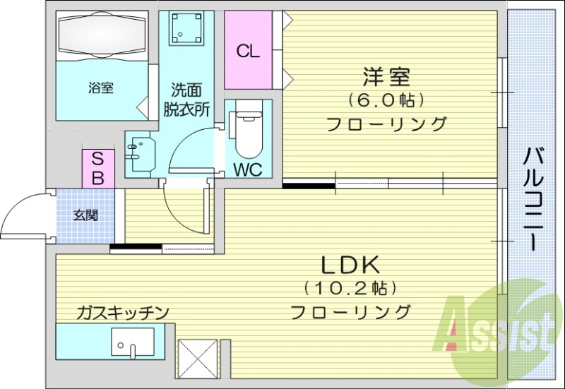 3階の間取り図