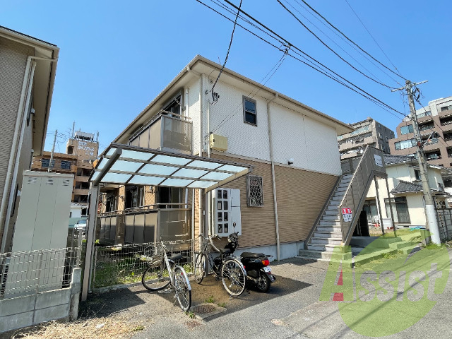 仙台市青葉区八幡３丁目の賃貸アパートの外観