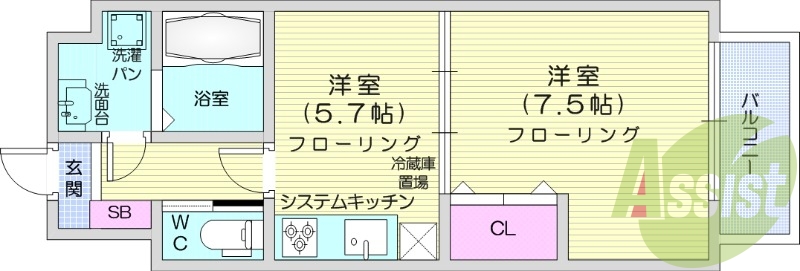 1DK、24時間換気システム、追炊き機能、温水洗浄便座