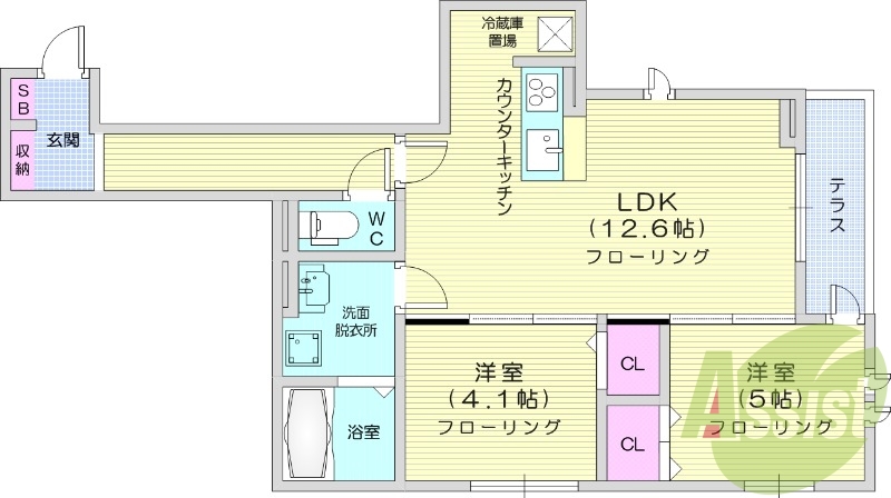 ※建築中※ インターネット無料 ペット飼育可能 都市ガス