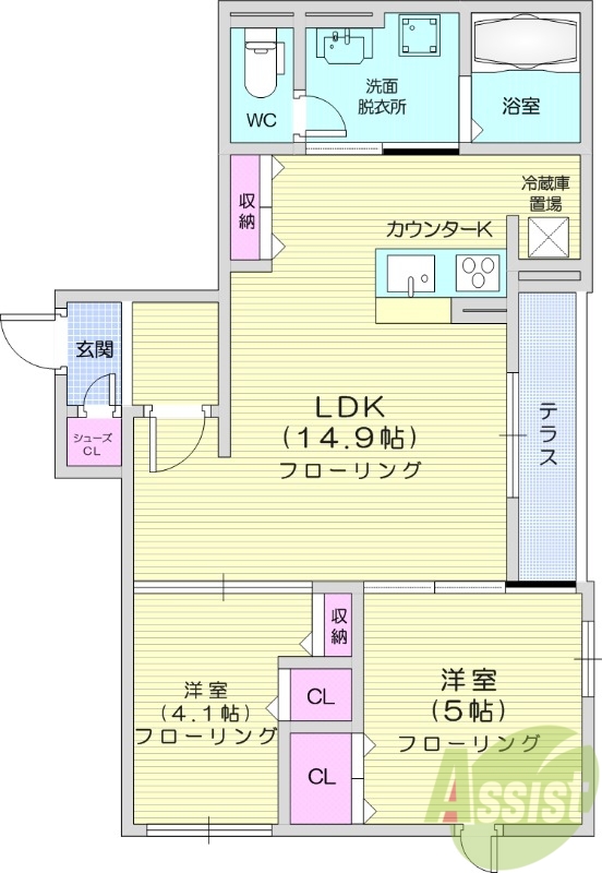 ※建築中※ インターネット無料 ペット飼育可能 都市ガス