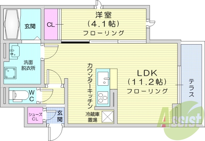 ※建築中※ インターネット無料 ペット飼育可能 都市ガス