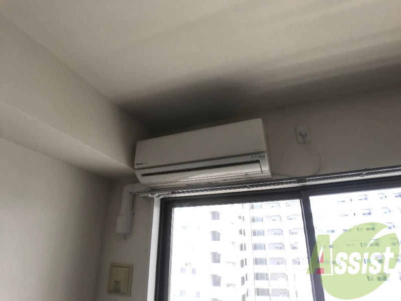 エアコンが付いているので、日々快適に過ごせますね。 エアコンが付いているので、日々快適に過ごせますね。