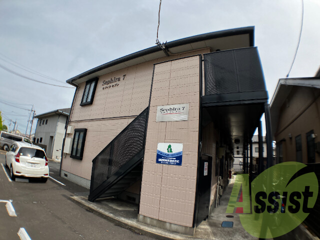 仙台市若林区遠見塚３丁目の賃貸アパートの外観