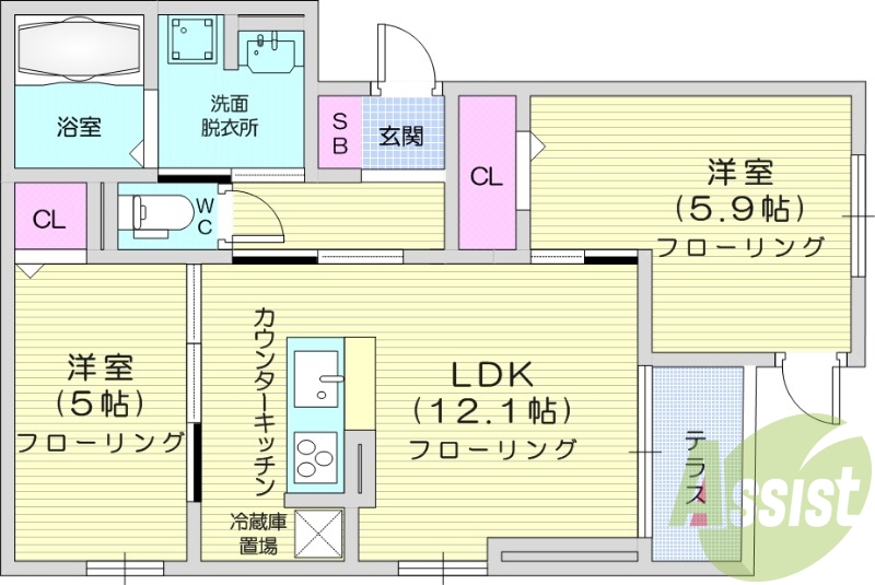 ※建築中※ ペット飼育可 インターネット無料 都市ガス