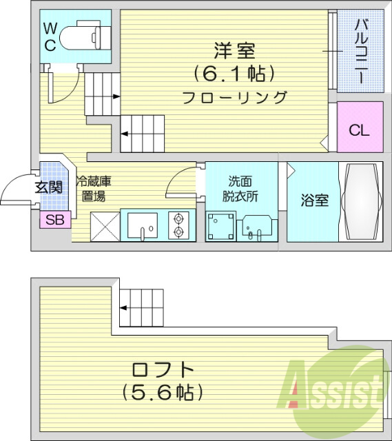 ウォシュレットトイレ、TVインターホン