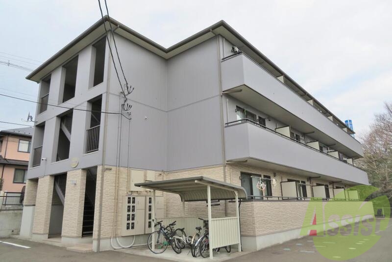 仙台市太白区八木山弥生町の賃貸アパートの外観