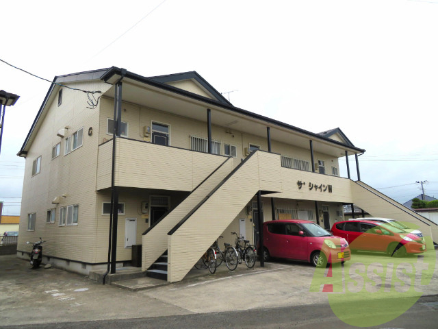 仙台市太白区中田７丁目の賃貸アパートの外観