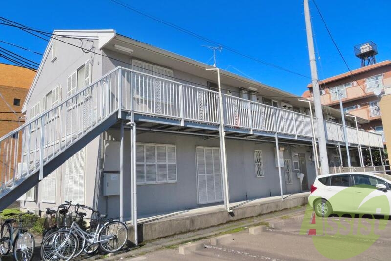 仙台市若林区土樋の賃貸アパートの外観