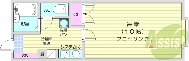 1K、ペット飼育可、モニター付きインターホン、オール電化
