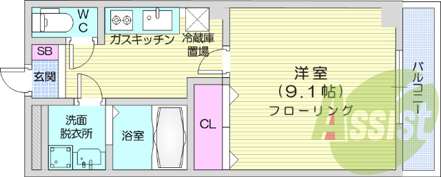1K、BＴ別、追焚機能、温水洗浄便座、カメラ付きインターホン