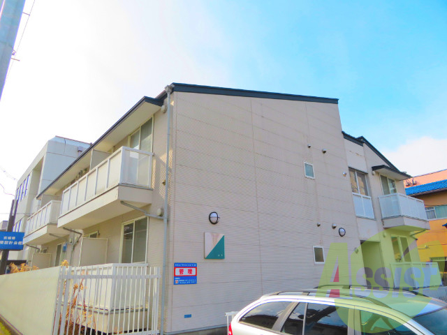 仙台市青葉区上杉２丁目の賃貸アパートの外観