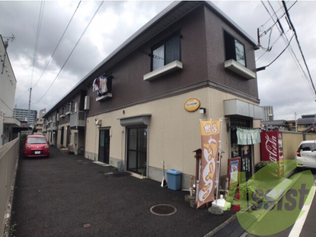 仙台市若林区東九番丁の賃貸アパートの外観