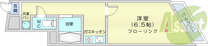 4階の間取り図
