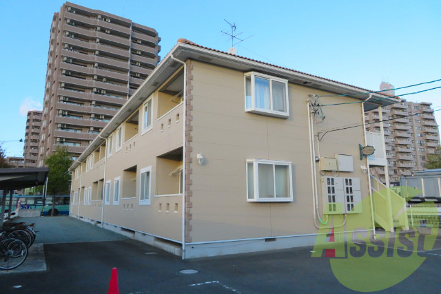 仙台市若林区大和町３丁目の賃貸アパートの外観