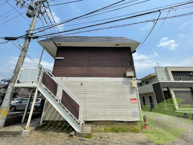 仙台市泉区七北田字東裏の賃貸アパートの外観