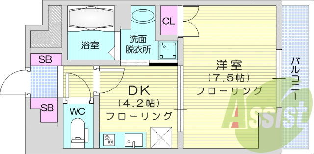写真は別部屋です。１ＤＫ、ロフト付き、追い焚き機能