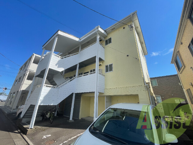 仙台市若林区大和町５丁目の賃貸アパートの外観