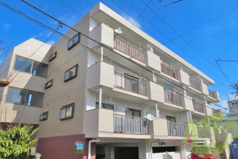 仙台市若林区かすみ町の賃貸マンションの外観