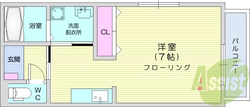 １R、ネット無料、南向き、IHクッキングヒーター