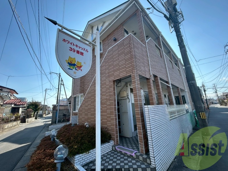 仙台市若林区中倉１丁目の賃貸アパートの外観