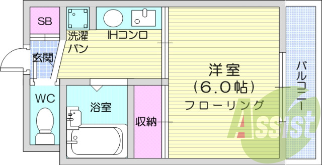 3階の間取り図