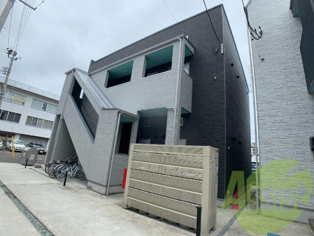 仙台市若林区大和町３丁目の賃貸アパートの外観
