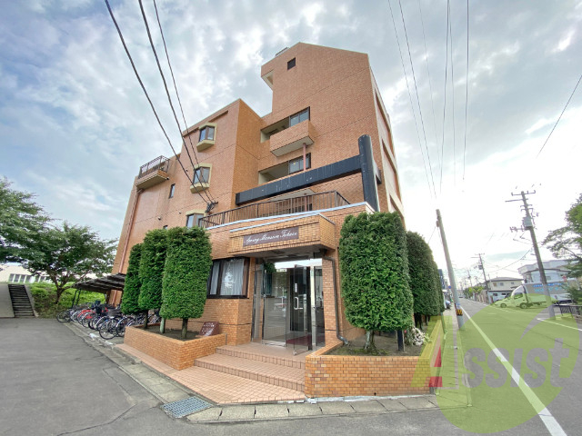 仙台市宮城野区新田５丁目の賃貸マンションの外観