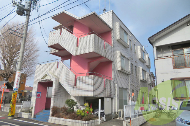 仙台市若林区三百人町の賃貸マンションの外観