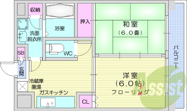 エアコン、モニターインターホン付き、エレベーター、