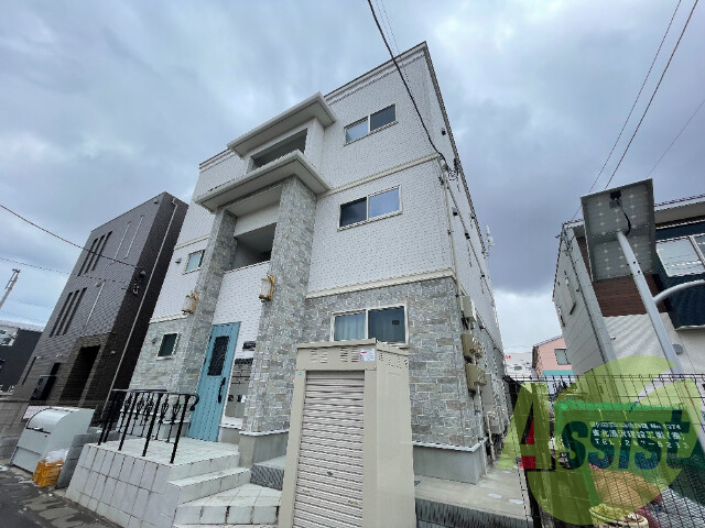 仙台市若林区大和町３丁目の賃貸アパートの外観