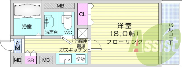 10階の間取り図