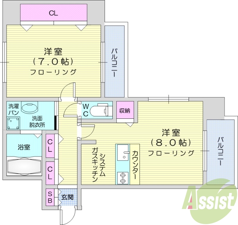 10階の間取り図