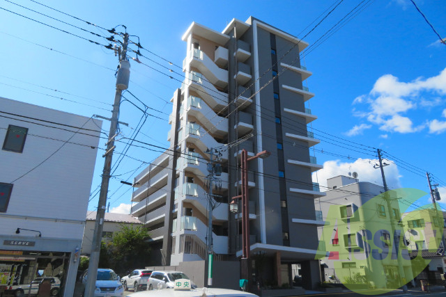 仙台市若林区連坊小路の賃貸マンションの外観