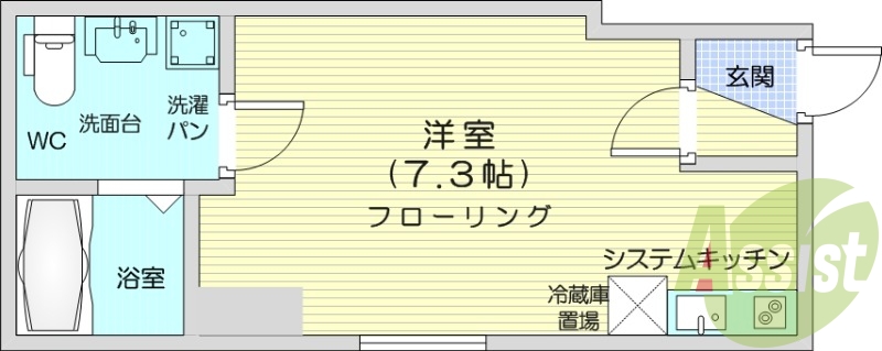 2階の間取り図