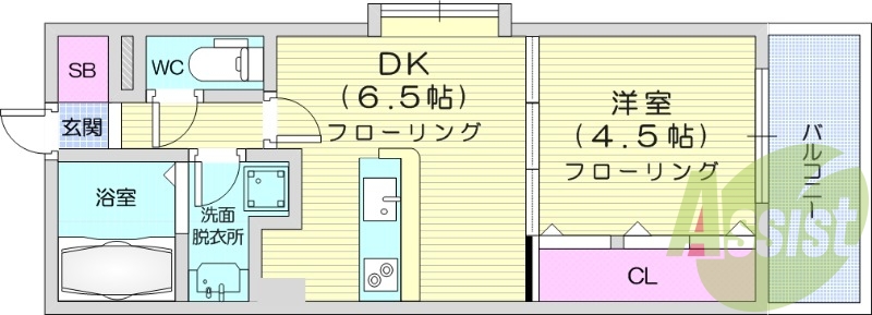 1ＤＫ、オール電化、システムキッチン、ネット無料