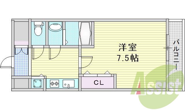大阪市北区大淀南。シャルマンフジ福島