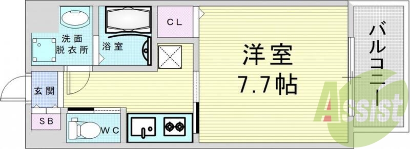 大阪市西淀川区姫里。アール大阪リュクス