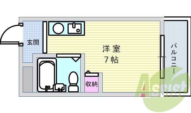 2階の間取り図