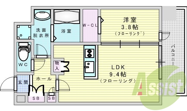 3階の間取り図