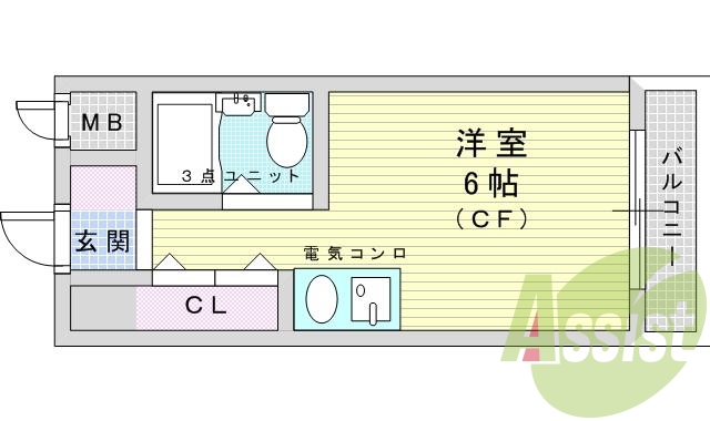 3階の間取り図