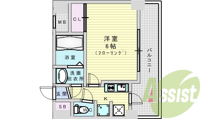 14階の間取り図