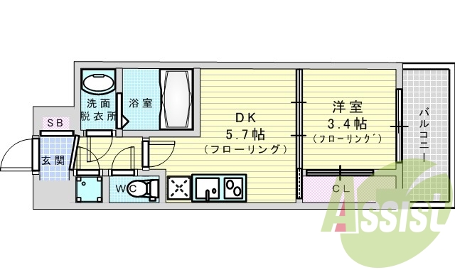 11階の間取り図